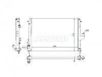 Dacia Logan 2012-2021 JAHUTUSRADIAATOR