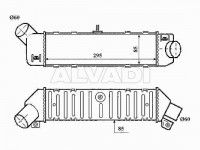 Volkswagen Caddy (9KV) 1995-2004 ÕHURADIAATOR (INTERCOOLER)