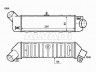 Volkswagen Caddy (9KV) 1995-2004 ÕHURADIAATOR (INTERCOOLER)