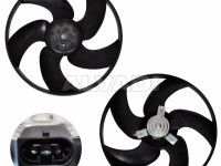 Peugeot 206 1998-2012 RADIAATORI VENTILAATOR