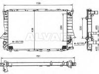 Audi 100 1990-1994 JAHUTUSRADIAATOR