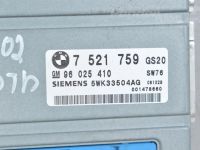 BMW X5 (E53) Automaattivaihteisto ohjausyksikkö Varaosakoodi: 24607542338
Korityyppi: Maastur
L...