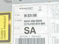 Chevrolet Aveo CD Radio Varaosakoodi: 96829596
Korityyppi: 3-ust luukpära